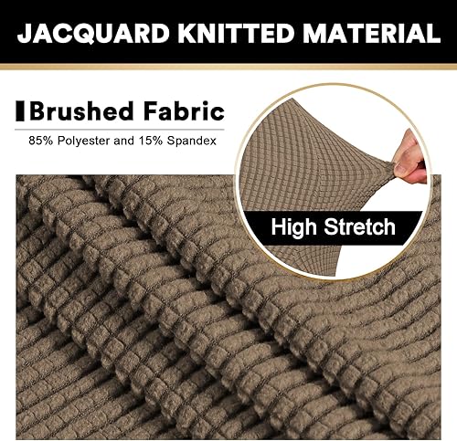 Vista 65 de PrinceDeco Funda elástica para futón sin brazos, funda para futón tamaño matrimonial/queen, funda para sofá futón, funda protectora de muebles