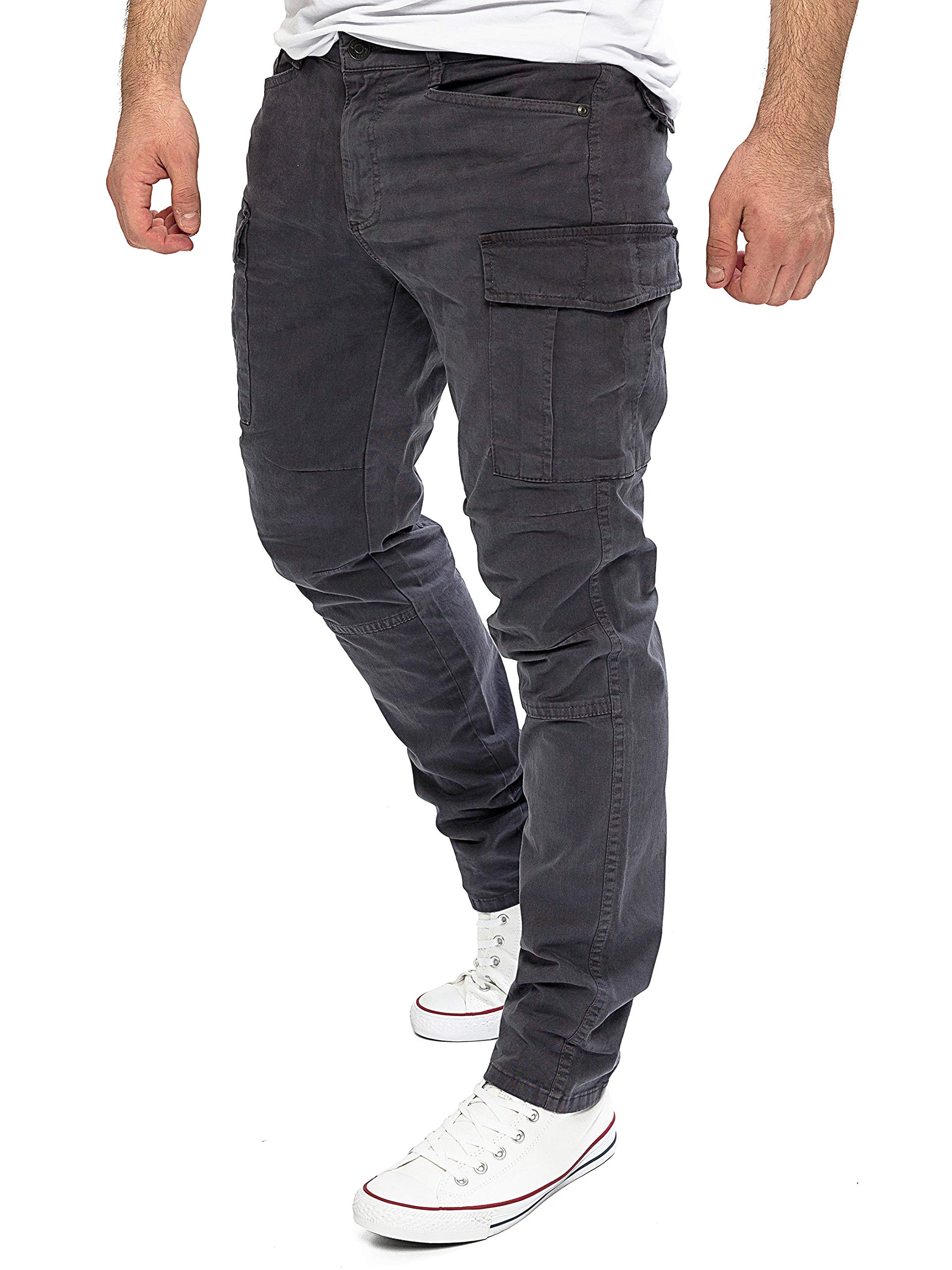 Yazubi Pantaloni Cargo Uomo con Cotone Chino Relaxed Fit Jayden