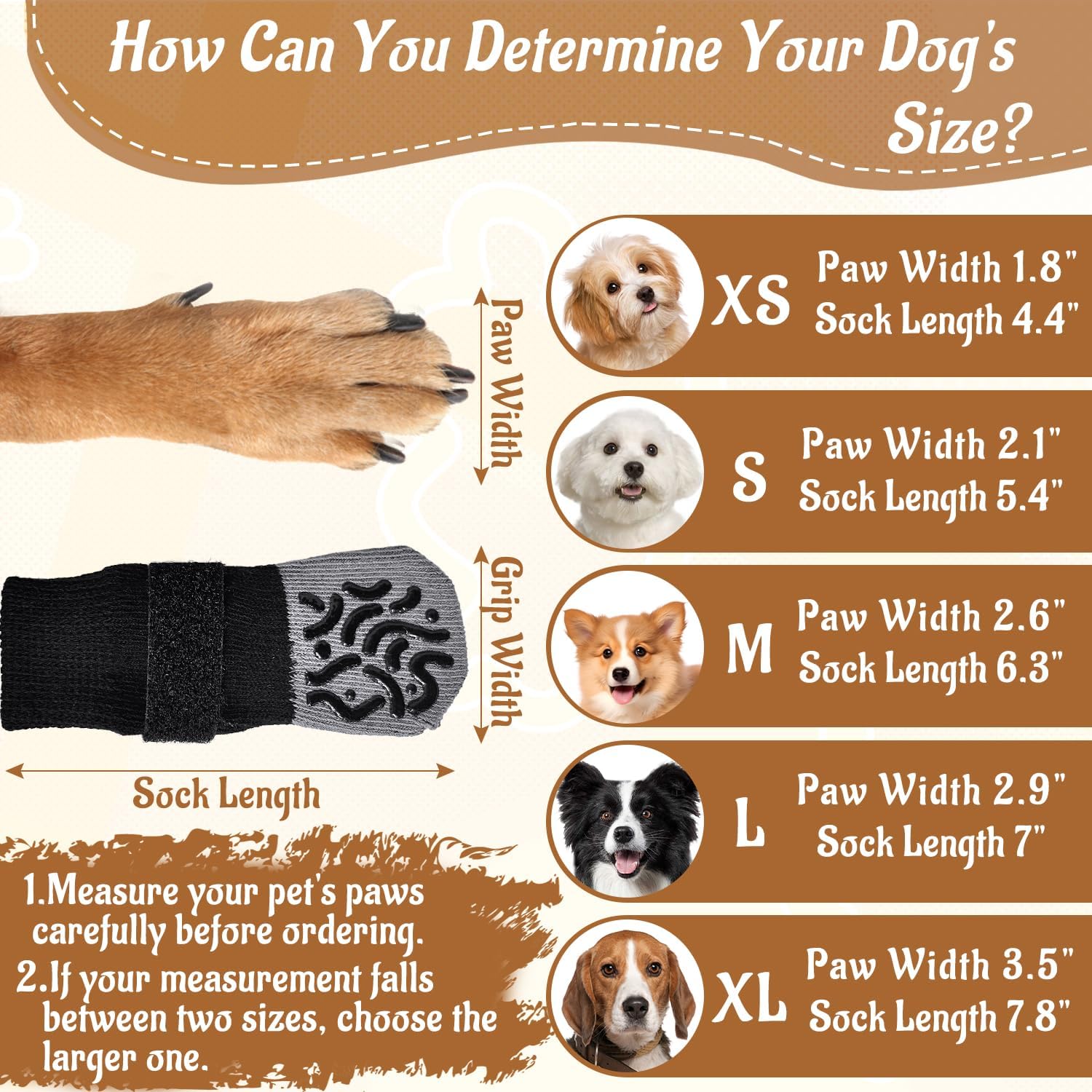Chaussons pour Chien Protection Plaie & Anti-Léchage - 2 Paires de Protège-Pattes Antidérapants avec Poignées pour Chiens Âgés - Réglables pour Sols Durs - Traction - Noir, M