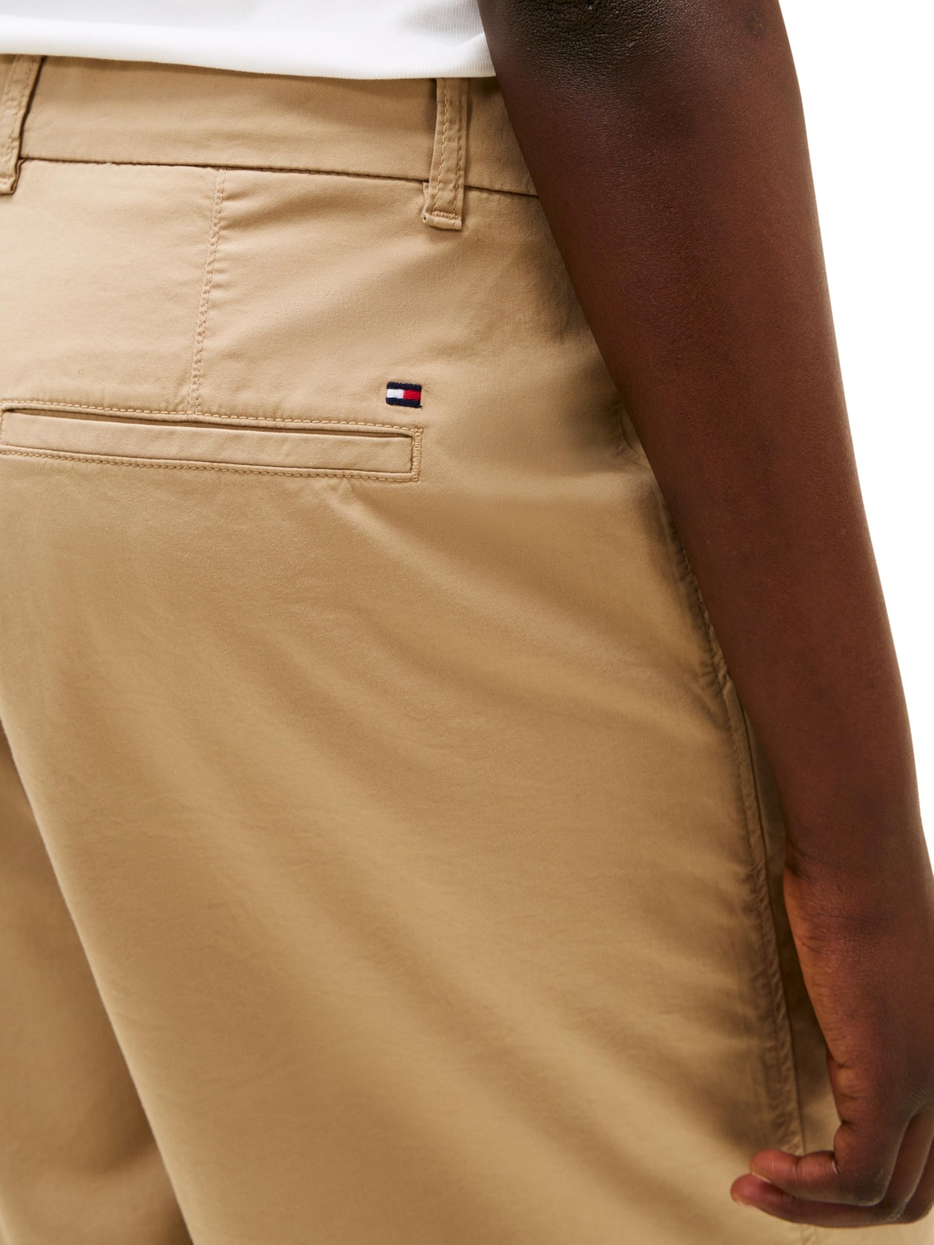 Tommy Hilfiger Damen CRV CO Blend GMD Chino Short WW0WW46084 CRV Co Blend GMD Chino Short Ww0ww46084