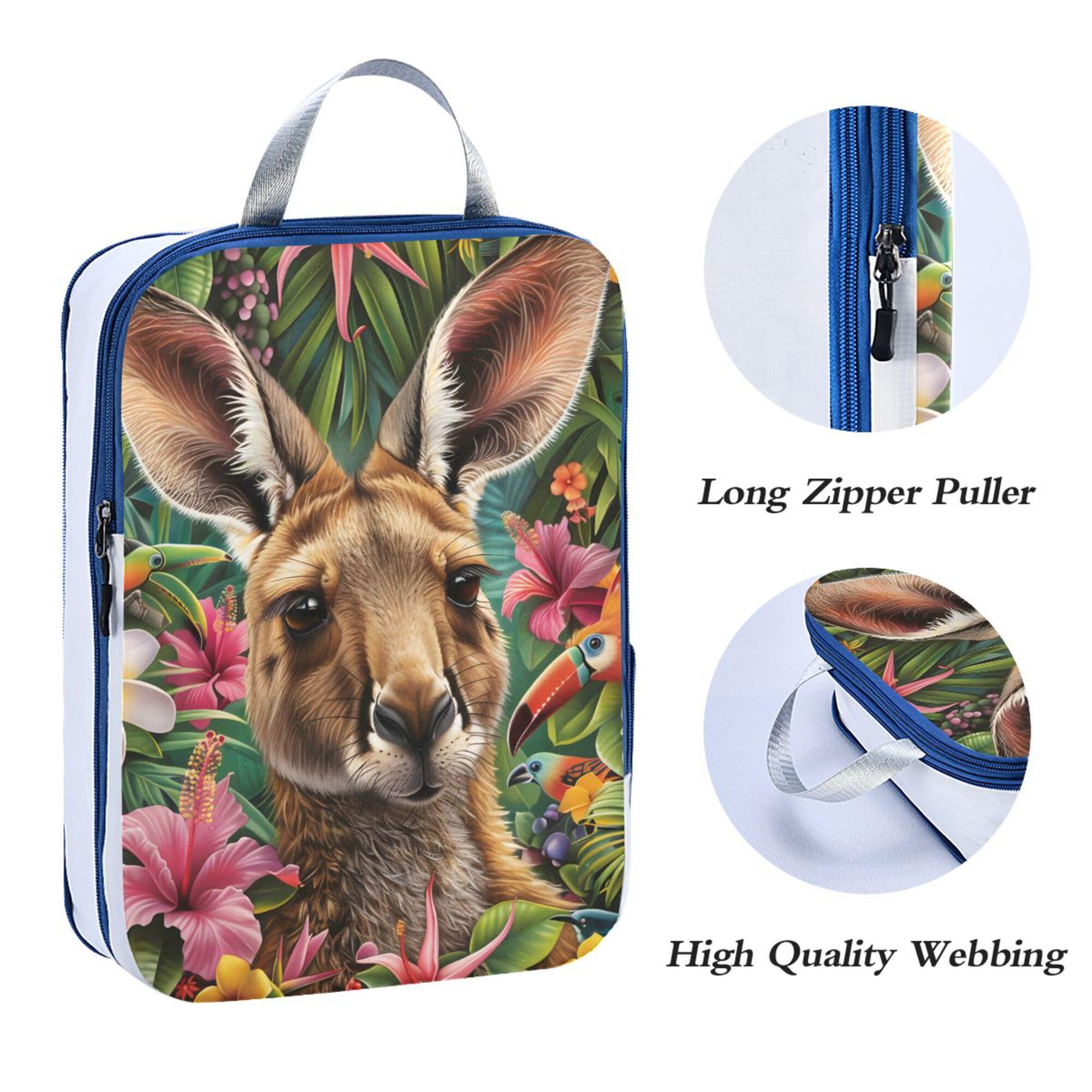 Amazon.com: MNSRUU Packing Cubes Magic Kangaroo Compression 