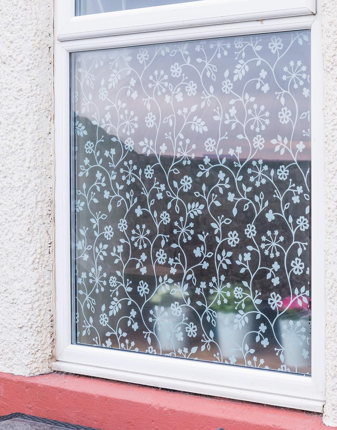 d-c-fix 338-0013 Privacy Glass Reusable Static Cling Window Film, Winter Garden, 17" x 59" Roll image 4