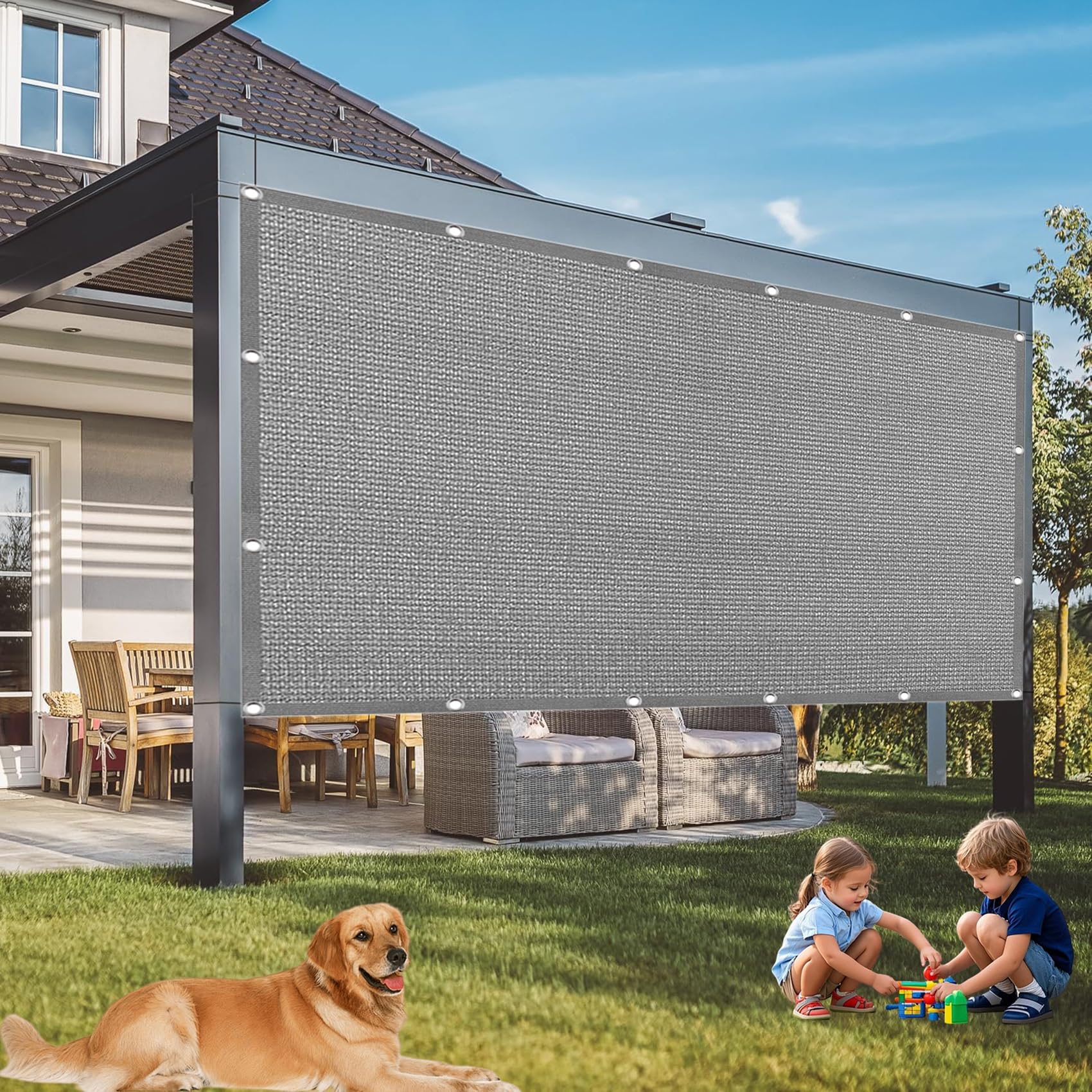 Amazon.co.jp: 日除けセイルひよけシェード サンシェード 180 x 560 cm