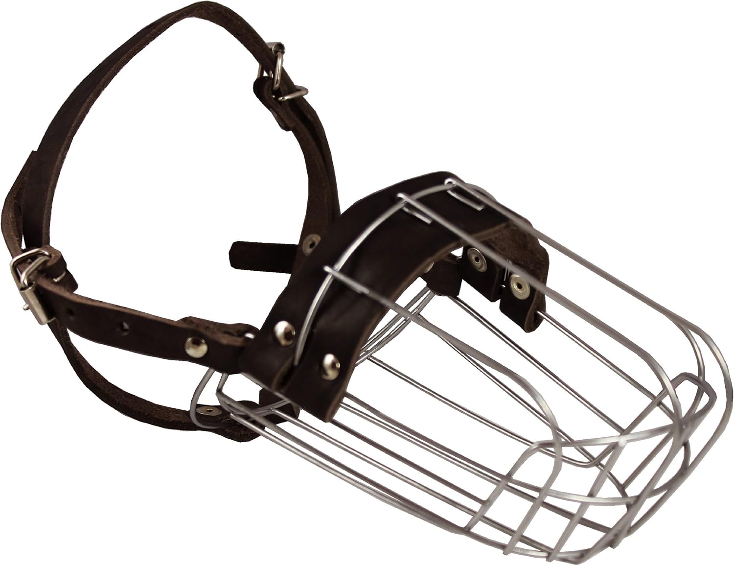 Dogs My Love Metal Wire Basket Dog Muzzle Doberman Pinscher Female, Collie. Circumference 10.75", Length 4"