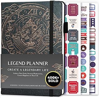 Legend Planner – Weekly & Monthly Life Planner to Hit Your Goals & Live ...