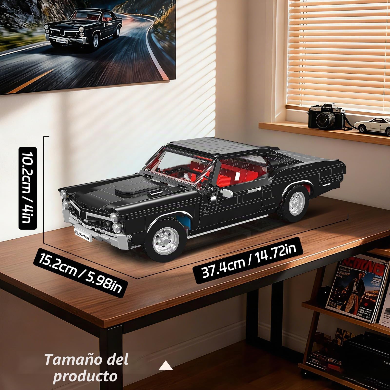 Mould King 10199 Set de Construcción de Modelo de Auto, Bloques MOC, Coche Deportivo para Coleccionistas, Set de Construcción para Adultos (Versión Estática, 1563 Piezas)