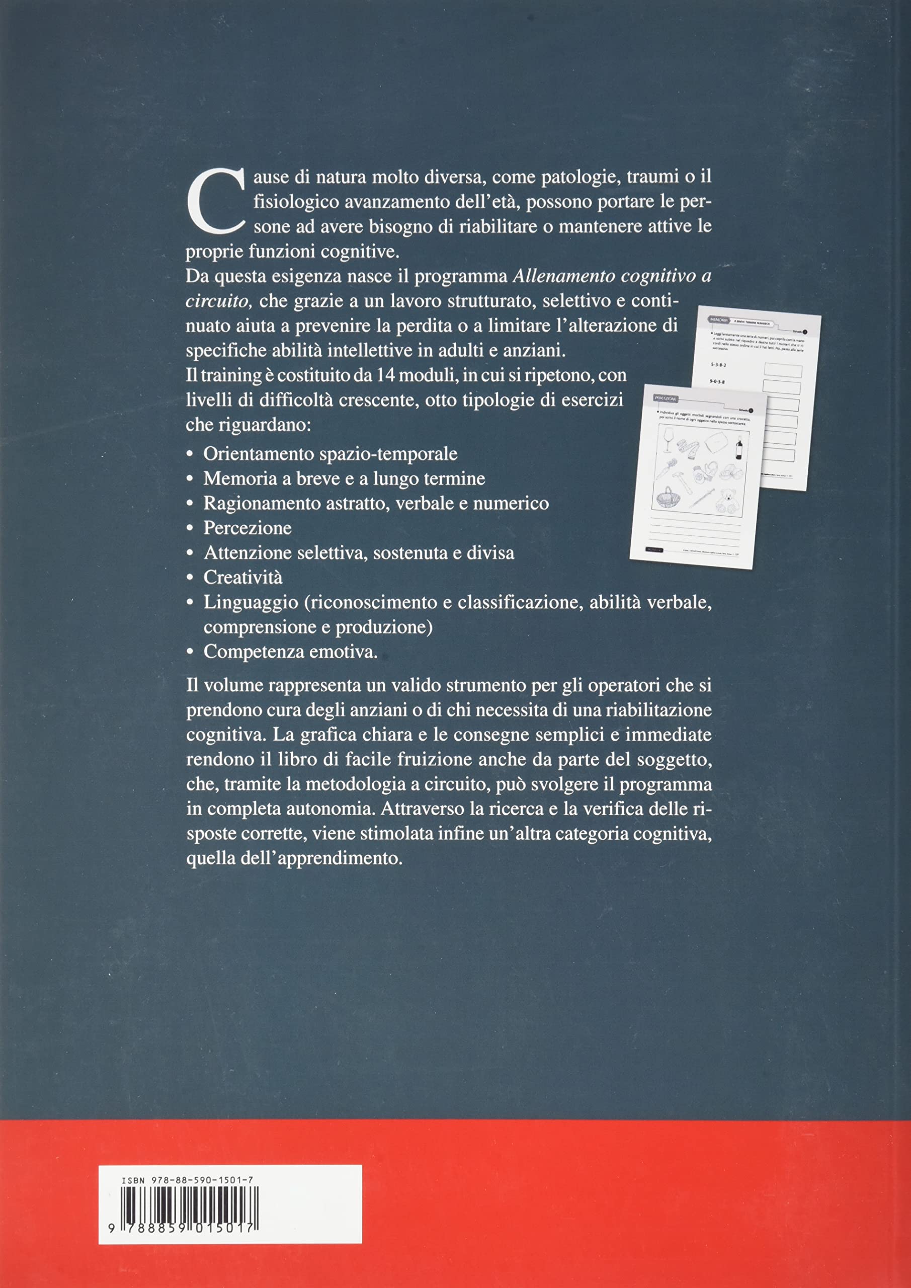 Allenamento cognitivo a circuito. Training per il potenziamento delle abilità intellettive in adulti e anziani