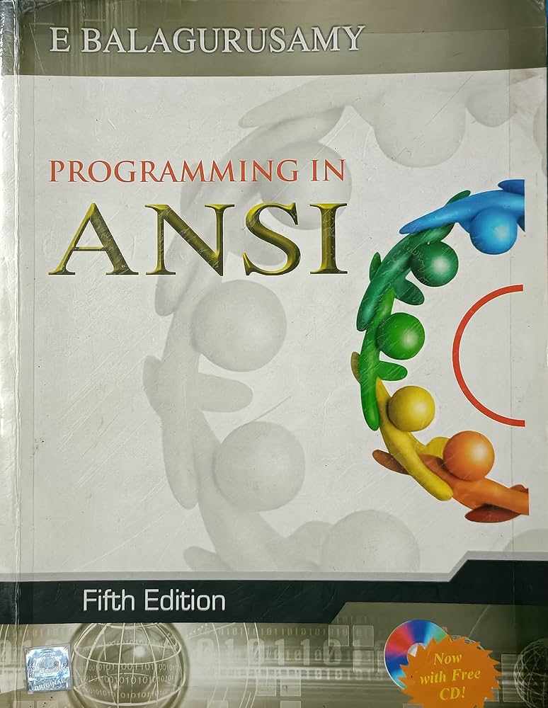 Programming in ansi c balagurusamy mcgraw hill education Clearance