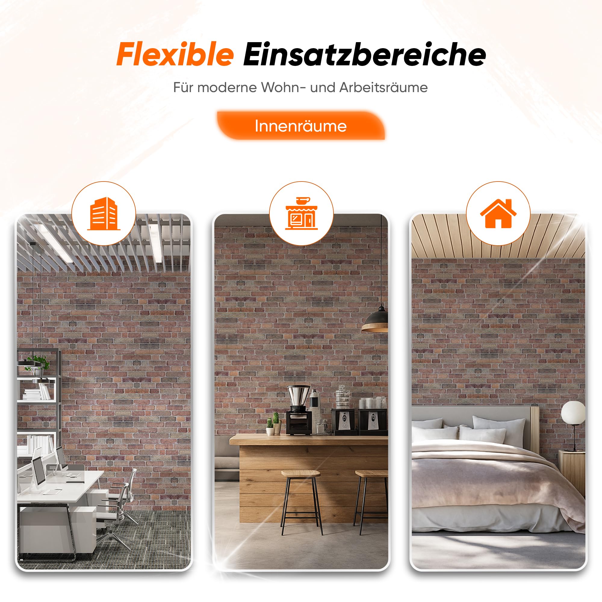 IZODEKOR 3D Wandpaneele Steinoptik | 50x100x2 cm | Styropor Wandverkleidung Steinoptik aus EPS für Innen- und Außenbereiche | Wasserfest | Inklusive Styroporkleber | SL-1713