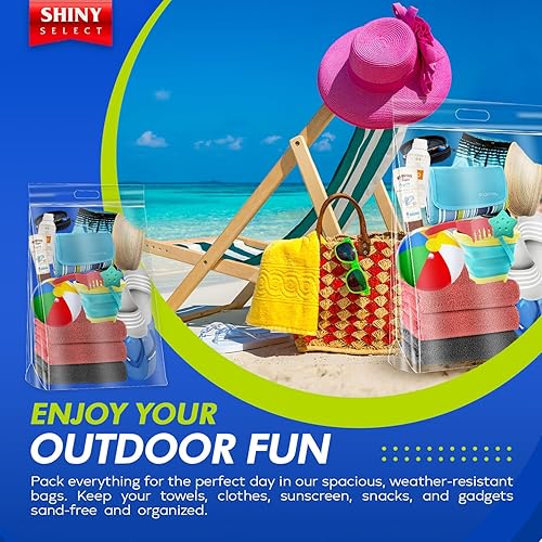 Miniatura 9 de Bolsa de almacenamiento jumbo de 20 galones con asa, cremallera superior resellable de 24 x 32 pulgadas, 3 bolsas, plástico grande transparente,