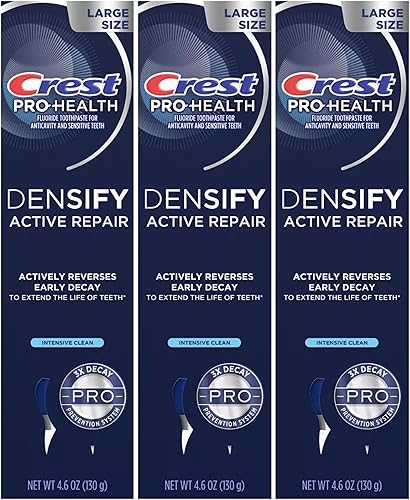 Crest Pro-Health Densify Pasta de dientes, limpieza intensiva, 4.6 onzas (paquete de 3)