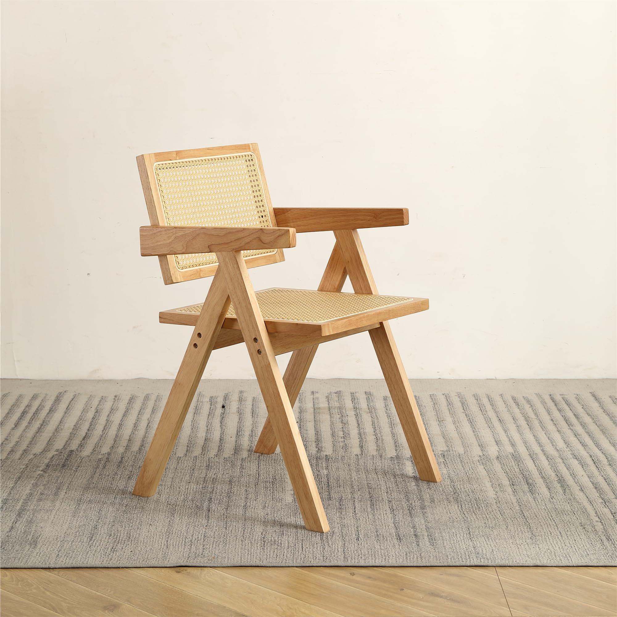 Amazon｜チェア 椅子 籐編み 肘掛け付 ダイニングチェアー 食卓チェア