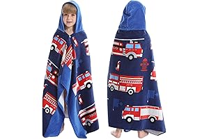 Kids Bavilk Full Vitality Cartoon Hooded Beach Towels
