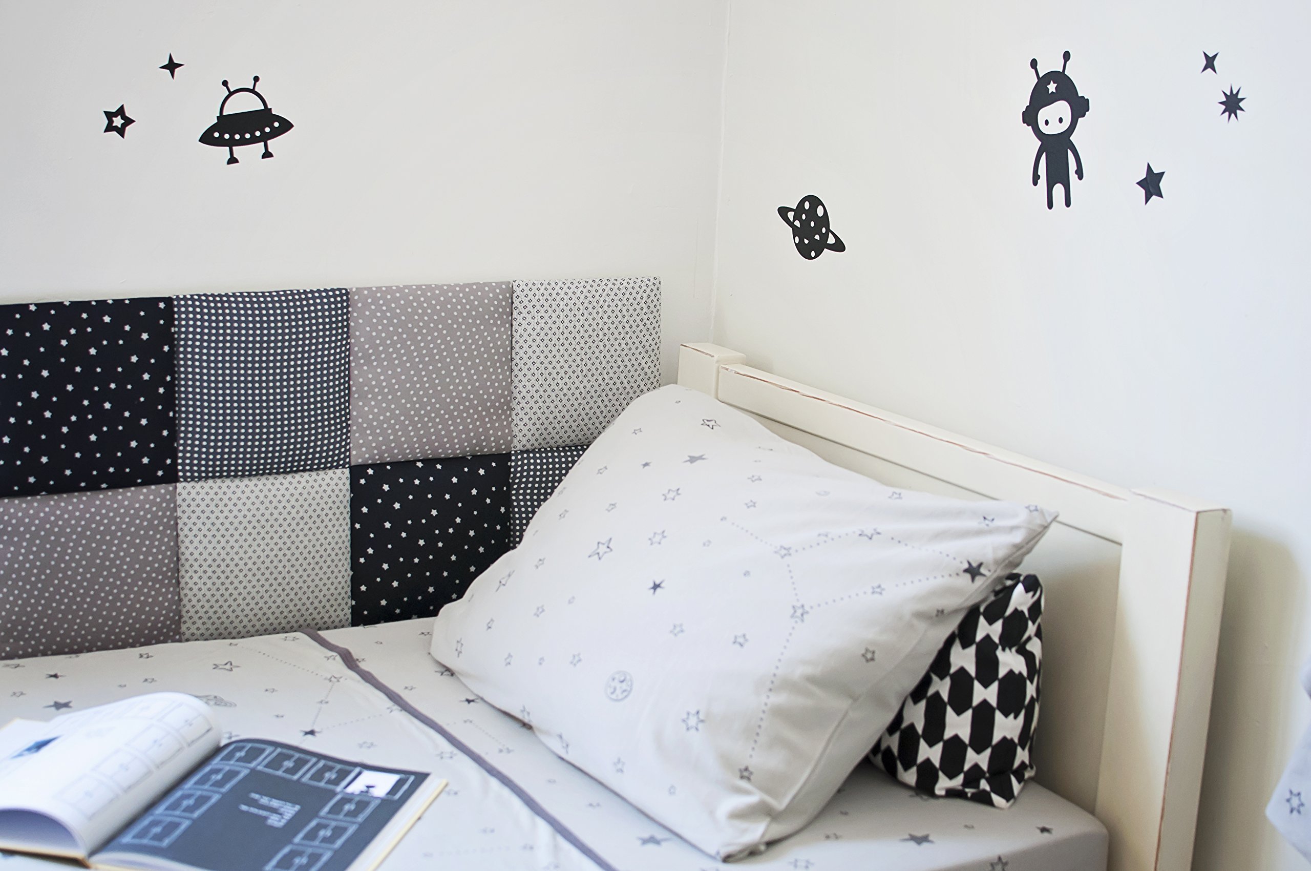 Piccolina Boutique Nursery Wall Boarder Wallboard Decorative Wall Cushions Customize It! Choose Fabric Designs & Coverage Area, Nursery Decor