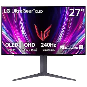 新品 有機ELゲーミングモニター OLED LG 27GS93QE-B 未開封 Amazon.co.jp: LG ゲーミングモニター UltraGear OLED 27GS93QE