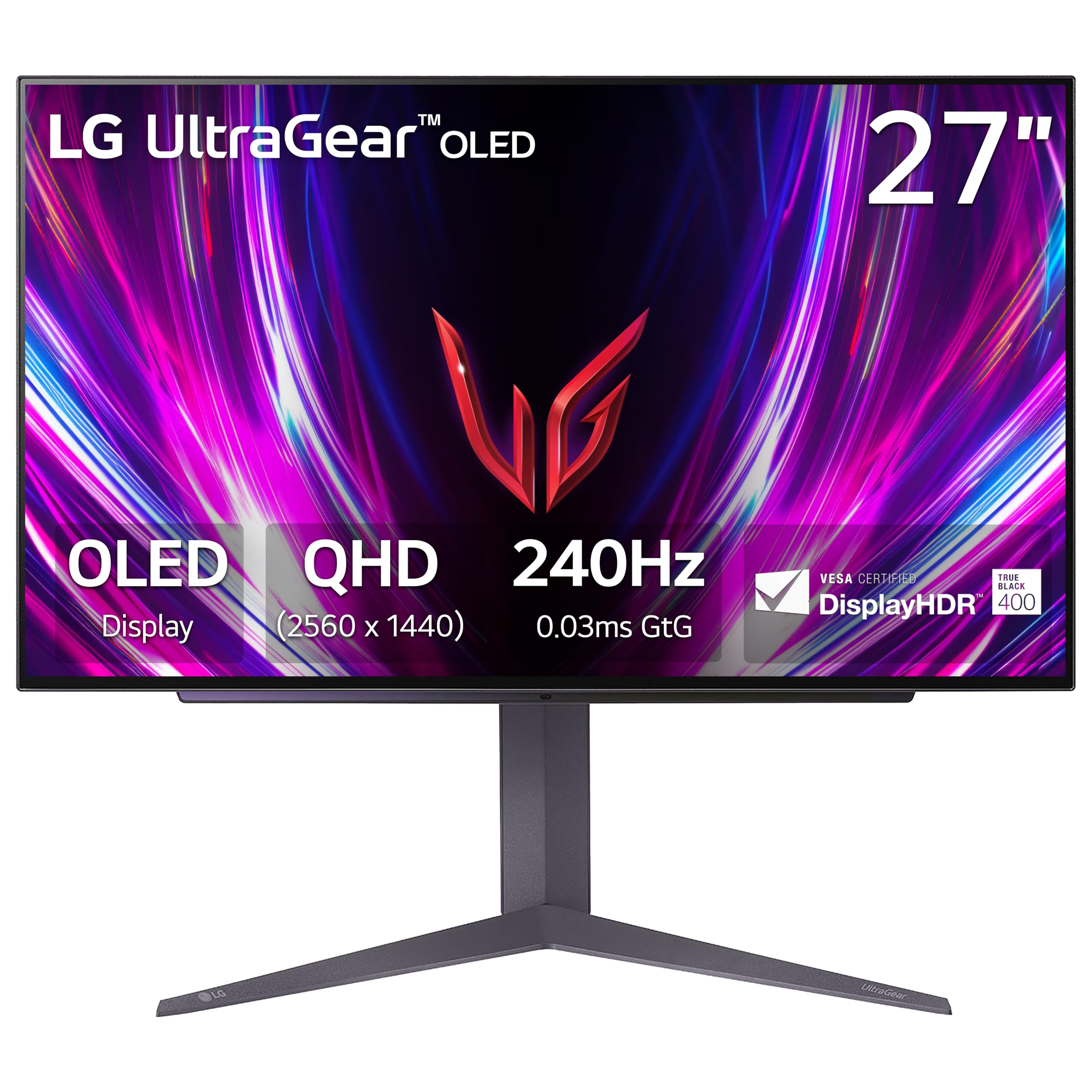 LG ゲーミング モニターUltraGear OLED 27GS95QE-B LG ゲーミング モニター UltraGear OLED 27GS95QE-B 26.5インチ