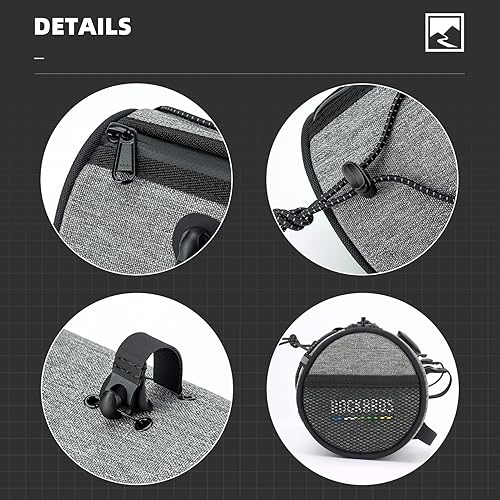 Miniatura 10 de ROCKBROS Bolsa de manillar de bicicleta Bolsa delantera de bicicleta Bolsa de almacenamiento Bolsa de almacenamiento Bolsa de manillar de bicicleta