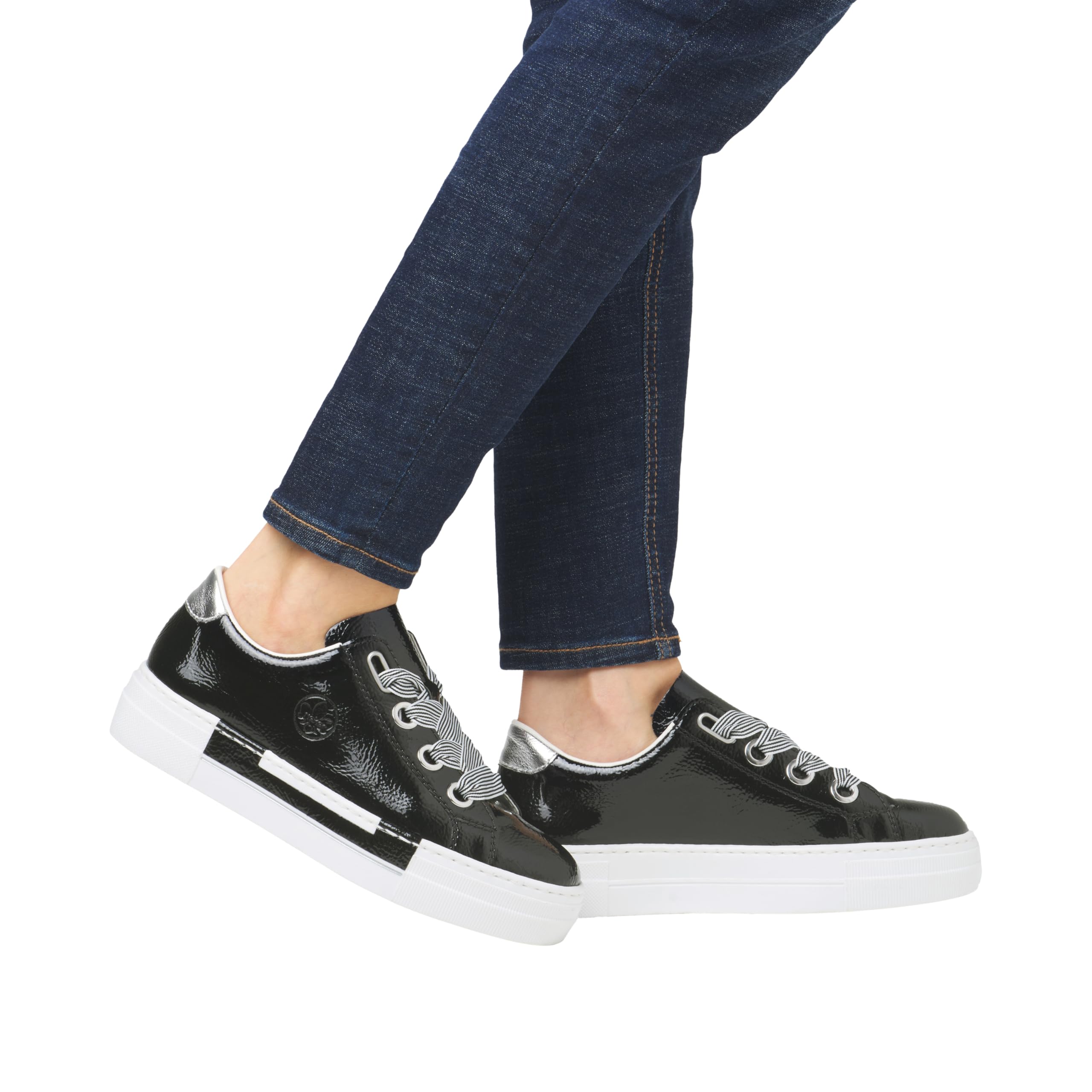 Rieker Damen Sneaker N49A2, Frauen Schnürhalbschuhe