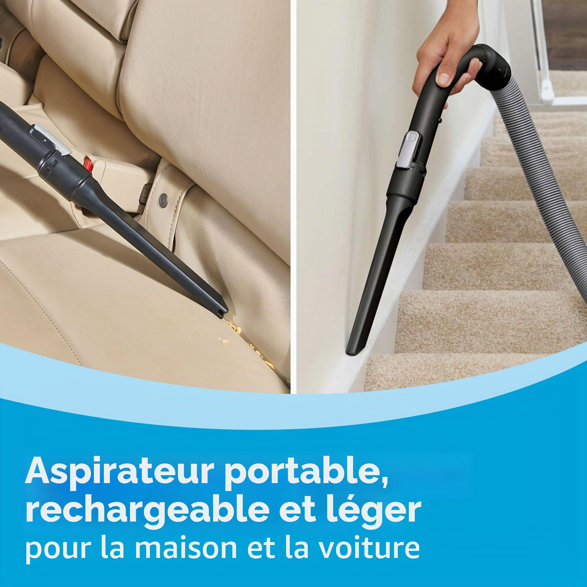 Black + Decker Aspirateur Flexible au Lithium BDH2020FL 20 V Max avec Brosse à Poils d'animaux – sans Fil