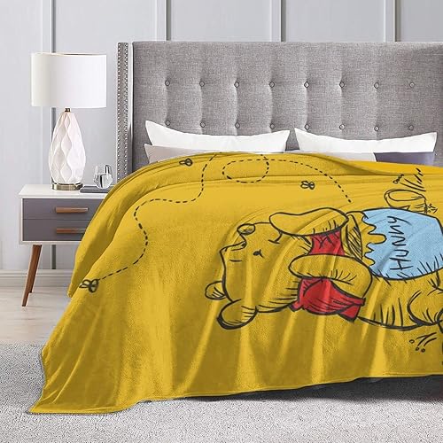 Miniatura 4 de Bonita manta de franela súper suave y acogedora ropa de cama de felpa cálida para niños y niñas, sala de estar, dormitorio, sofá, 60 x 50 pulgadas