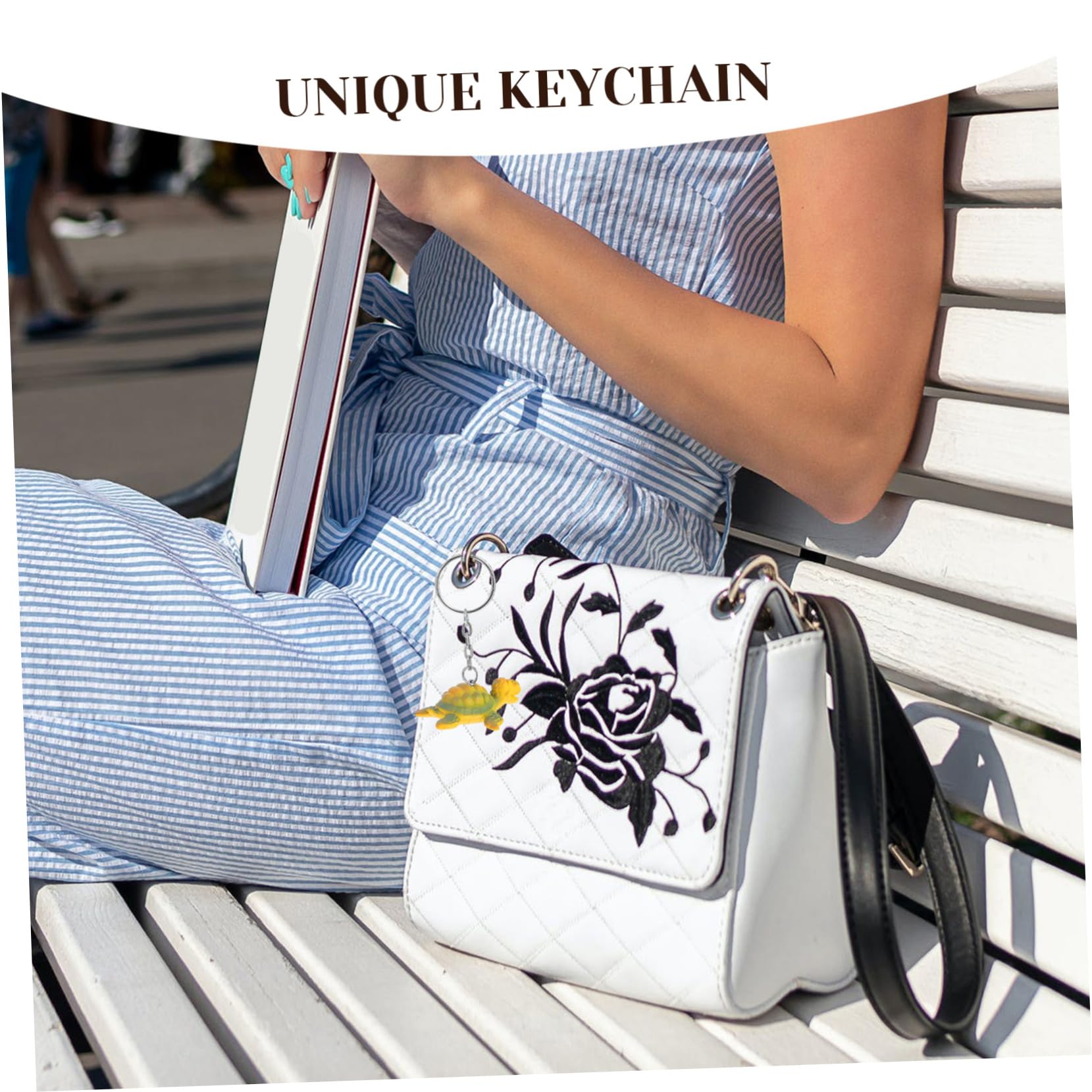 FRCOLOR Marine Animal Model Schlüsselbund Taschenanhänger Mit Meerestieren Schild Kuscheltiere Mit Meerestieren Tiere Gestalten Schlüsselanhänger Eisen