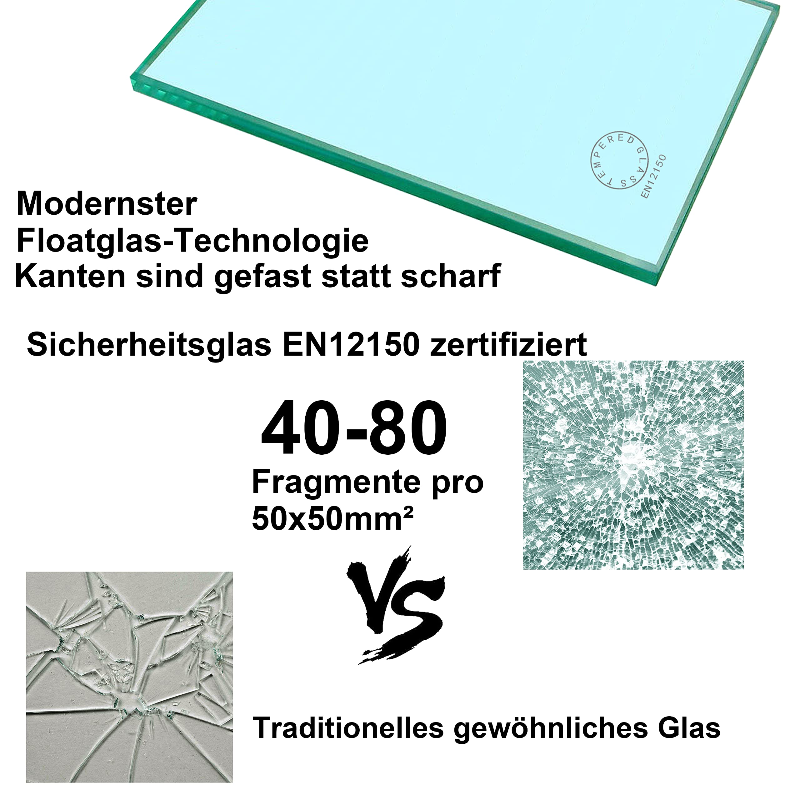 Walk in Duschwand, 90x185 cm Walk in dusche Sicherheitsglas Duschtrennwand mit Stabilisator Duschabtrennung auf Duschtassen oder Boden montierbar
