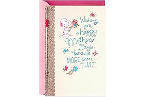 Mother's Day Snoopy Flower Bouquet Hallmark Card
