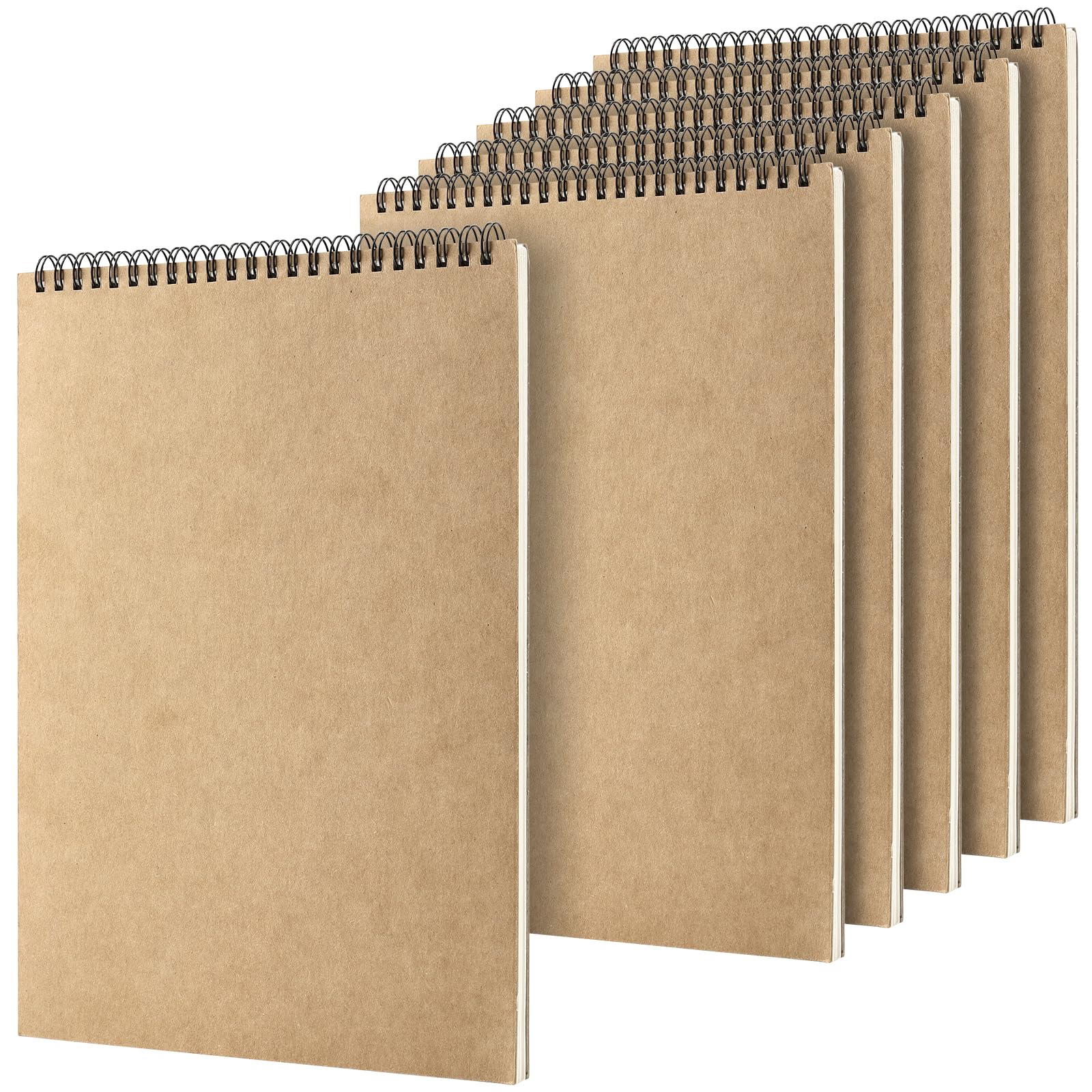 SYUTBOU 6 sztuk szkicowników A4, 30 arkuszy 160 g/m², format A4, do szkicowania, rysowania, pisania