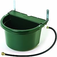 Little Giant 4 Gallon Automatic Float Controlled Livestock Waterer - Heavy Duty, Made in USA, Green