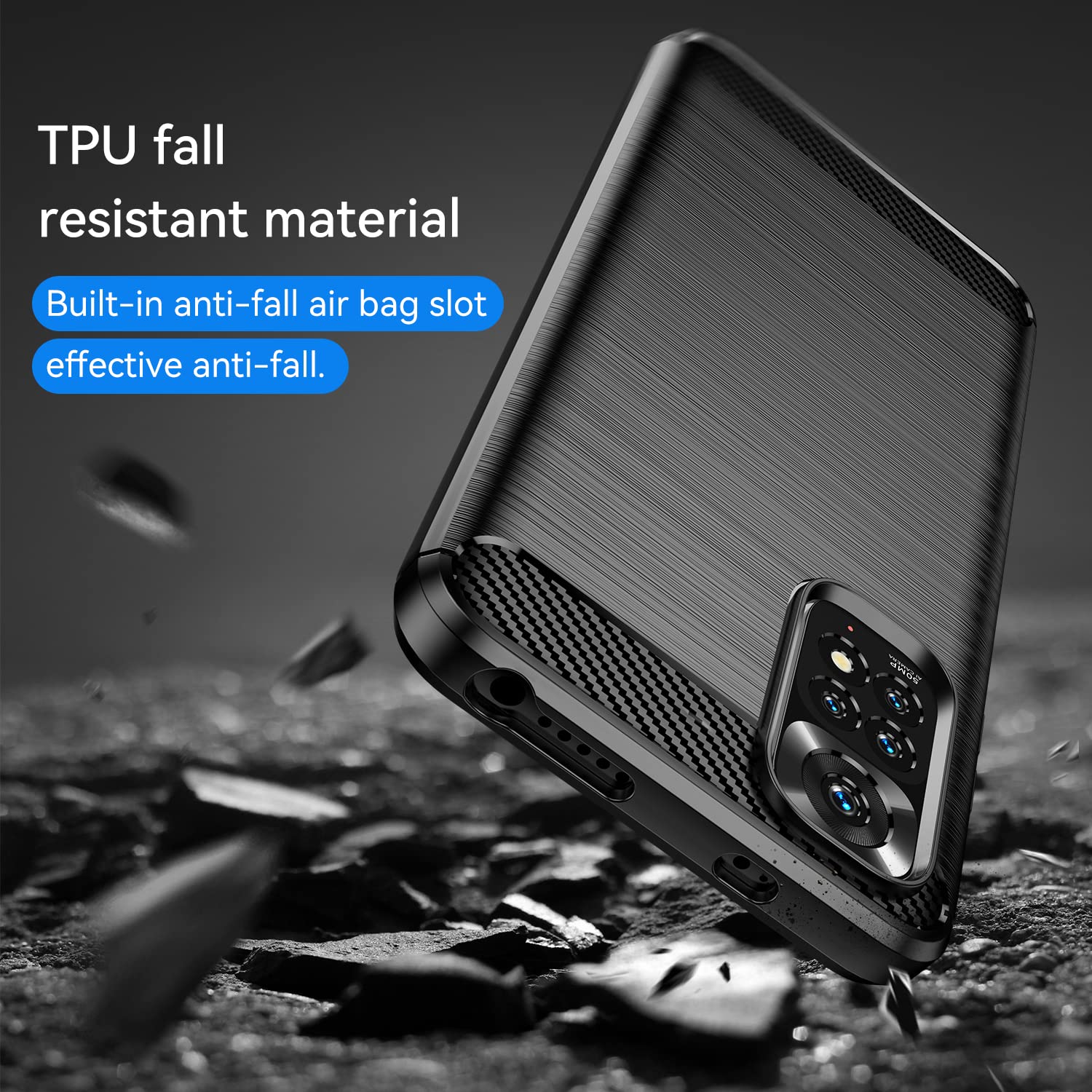 Evelatus Xiaomi Xiaomi Redmi Note 11/11S Custodia Antiurto In TPU Trasparente Xiaomi Redmi Note 11 Co 21095890