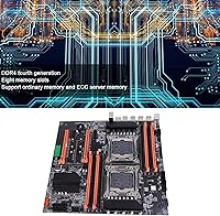 Vista 2 de Placa base de escritorio, DDR4 LGA2011 3 CPU para placa base X99, tarjeta de red Gigabit RTL8111H integrada, canal M.2 NVMEPCIE X4, SATA3.0 USB3.0