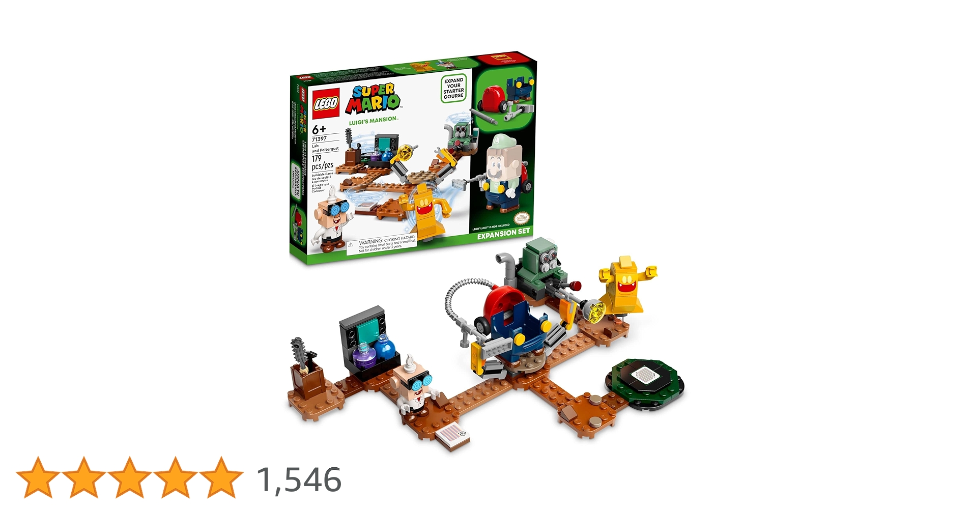 Amazon.co.jp: LEGO スーパーマリオ ルイージのマンションラボと