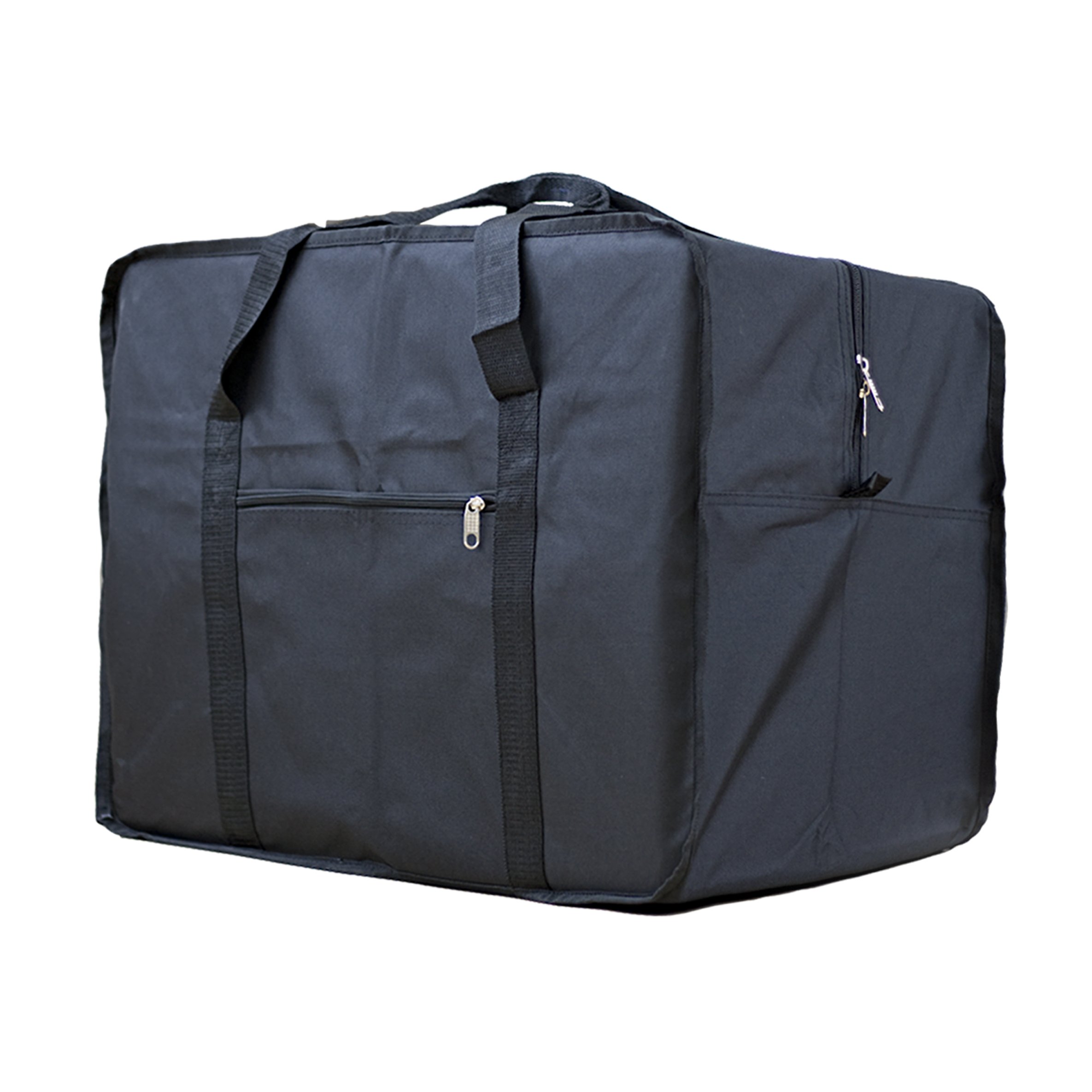 SIAM'SExtra Large Foldable Duffel Bag for Travel – Heavy-Duty Cargo Bag with Zippers & Reinforced Handles, TSA Approved, Water-Resistant size 25x19.5x13, TSA Aprove, load up to 50 lb