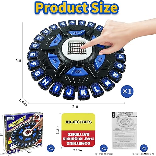 Miniatura 2 de Juego de Mesa, Juegos, 2-8 jugadores, 15-20 minutos de tiempo de juego, juegos de mesa, vocabulario educativo de desafío para niños y adultos