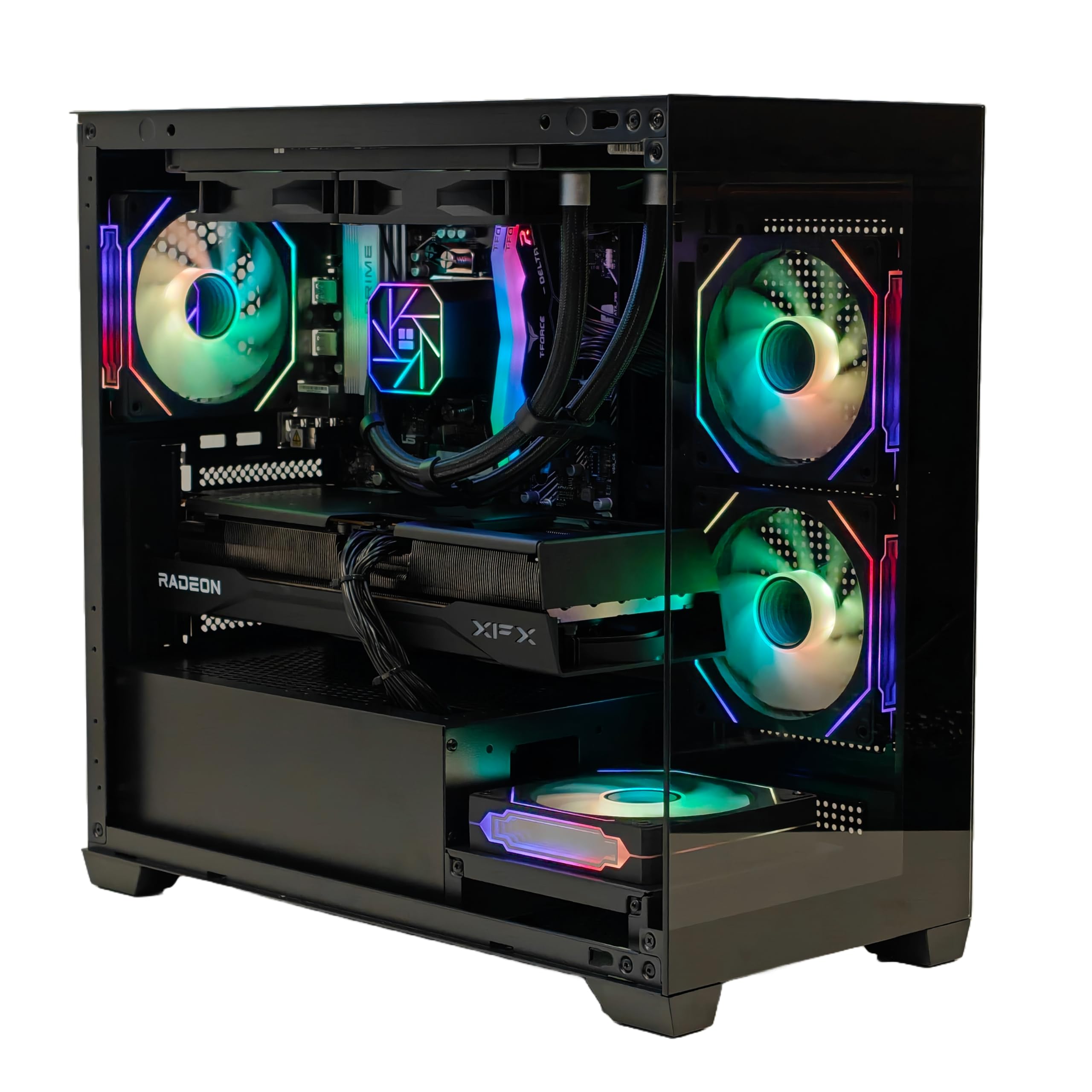 Gaming PC Ryzen 7 7800X3D 5.0 GHz | AMD RX 9070 XT 16GB Graphics