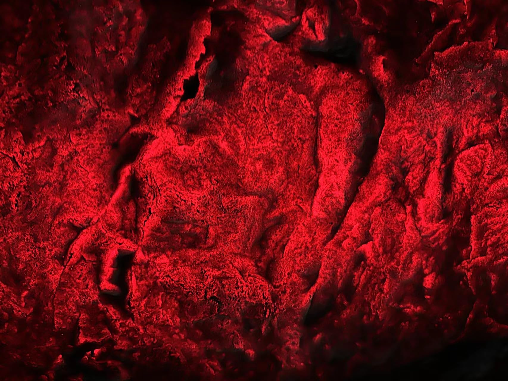 Volcanic Rock Texture Translucent 3D Wall Panels | FRP Imitation Stone 3D Brick | Resin 3D Wall Panel Black, Transparent Ambiance Wall Panels