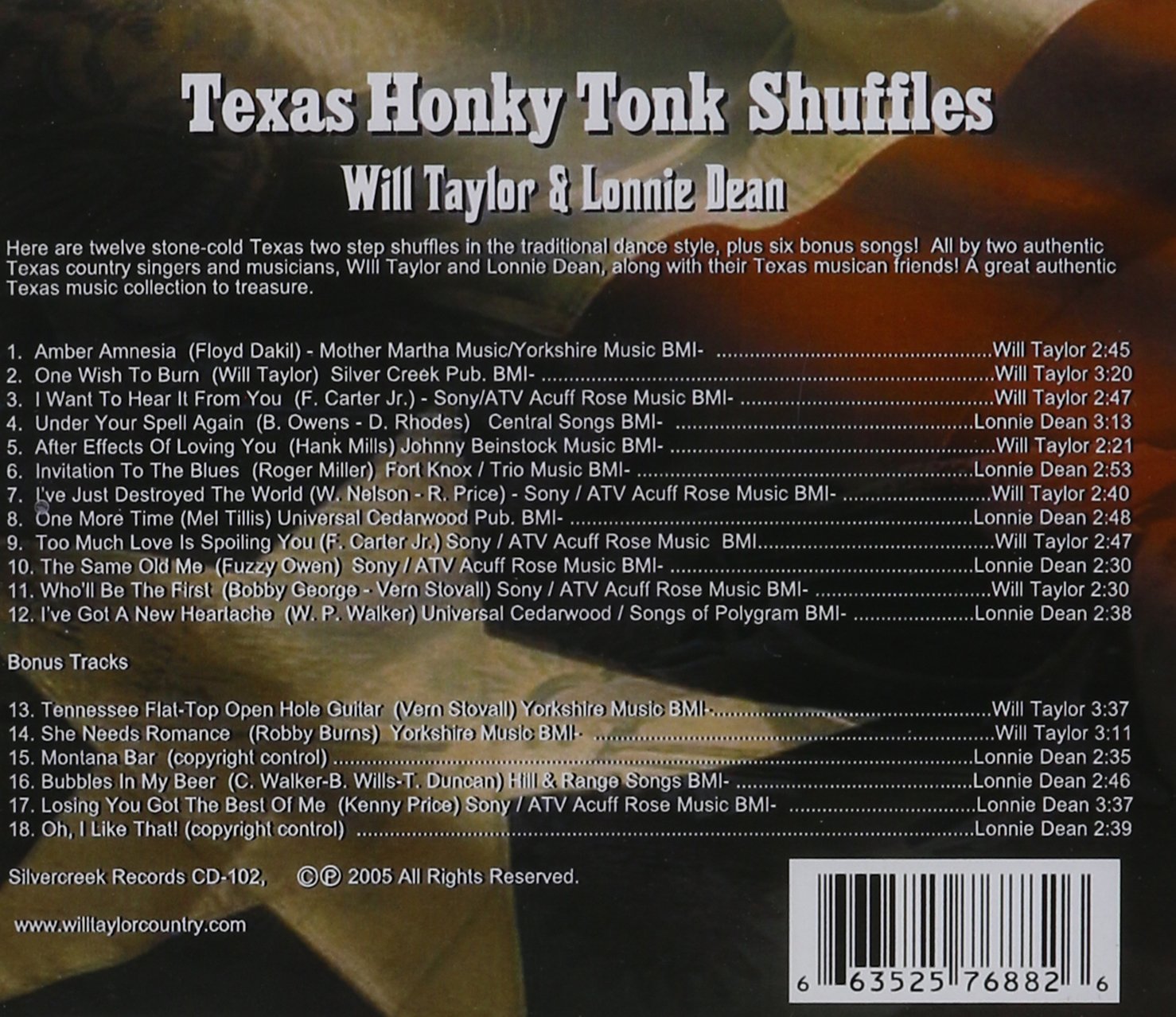 Texas Honky Tonk Shuffles
