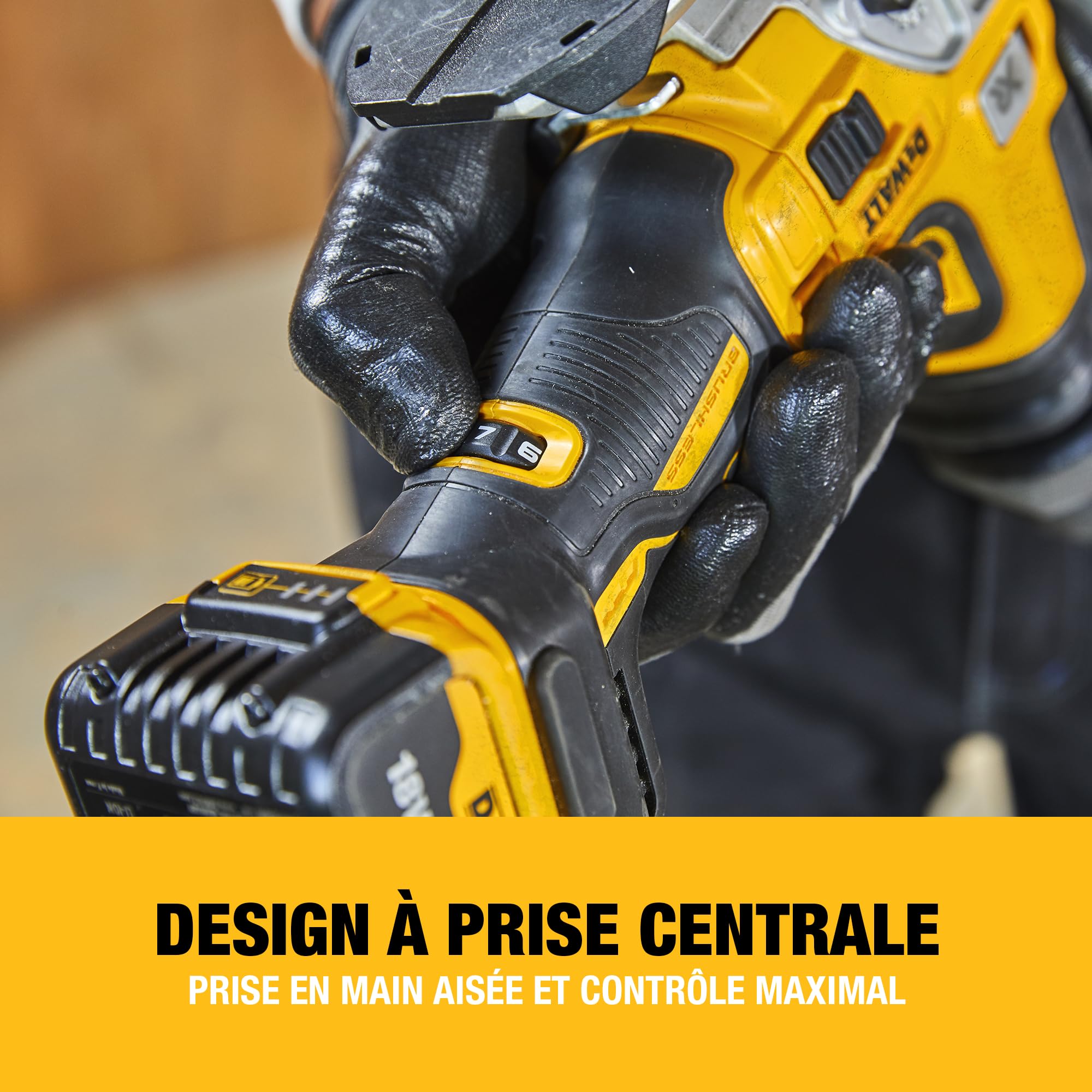 DEWALT Scie sauteuse sans balais 18 V XR avec poignée intégrée, outil seul, DCS335N-XJ