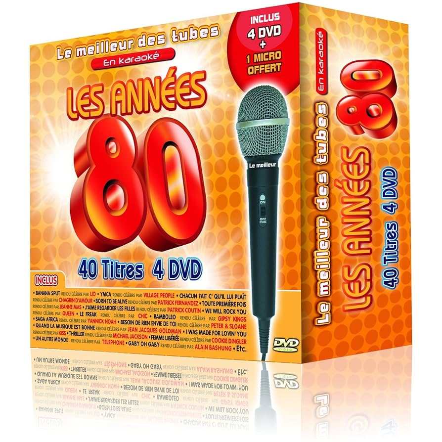 (未使用･未開封品)Le Meilleur Des Tubes En Karao [DVD] Le Meilleur Des Tubes En Karaoké : Les Années 80 Coffret 4