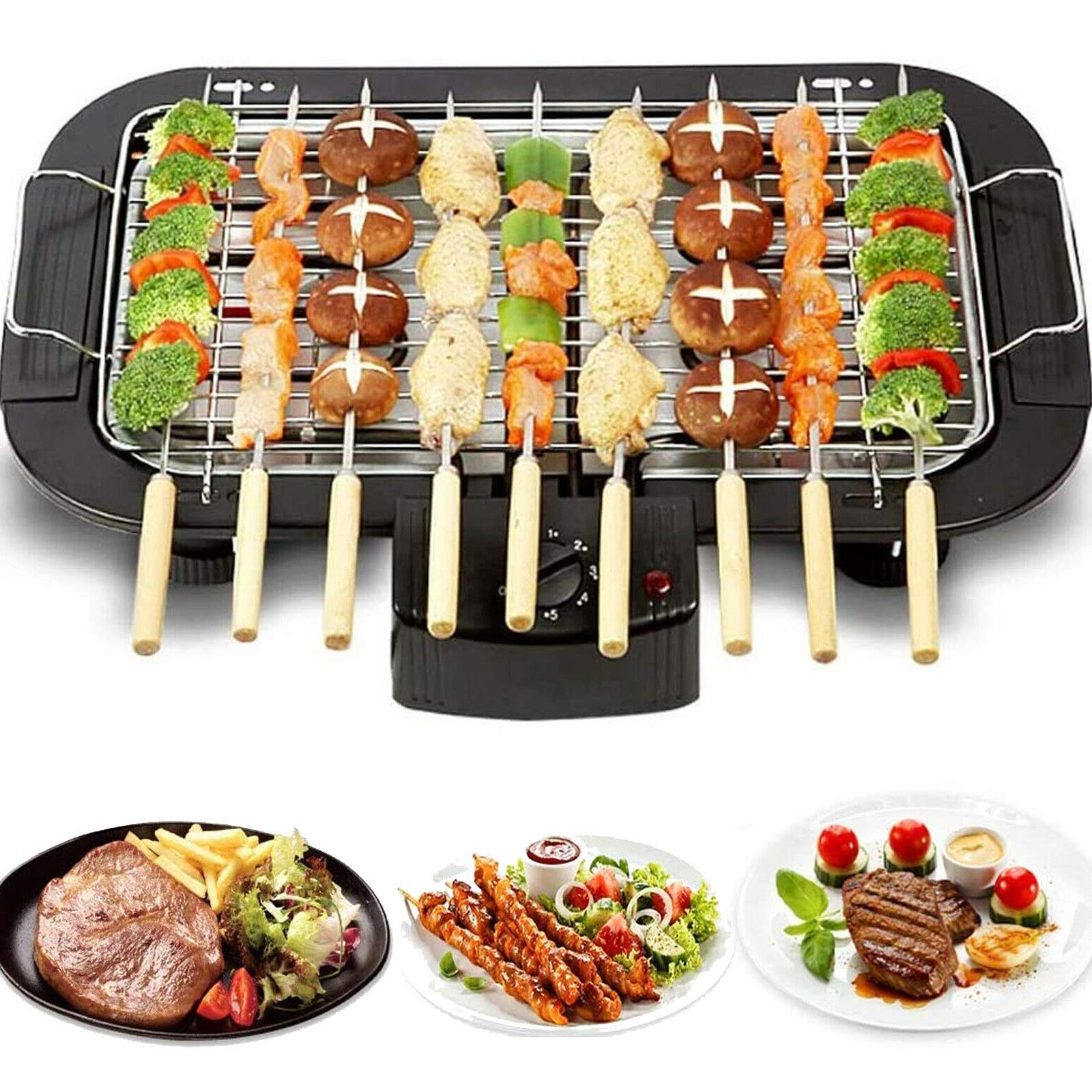 Buy Smokeless Table Grill, Electric BBQ Grill 1500 W for Indoor and