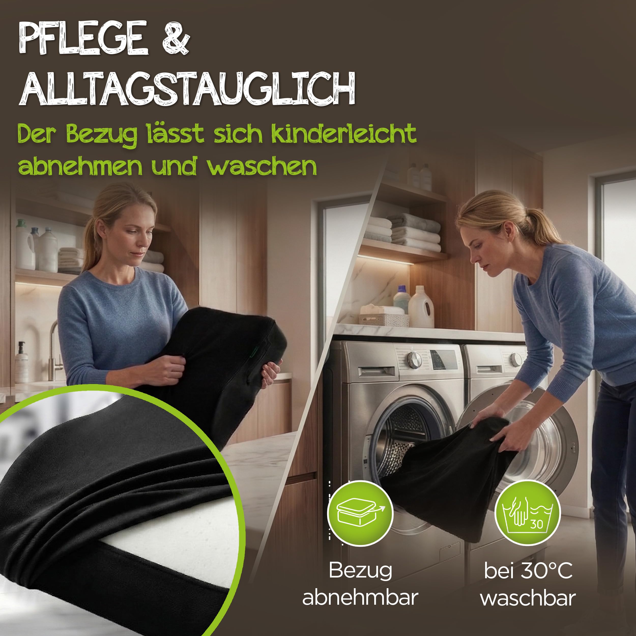 Kindersitz fürs Auto (Schwarz) – Praktisch, komfortabel und sicher – Geprüfte Sicherheit nach Kindersitznorm R129 – Kindersitz 135-150cm – kompakt und unkompliziert