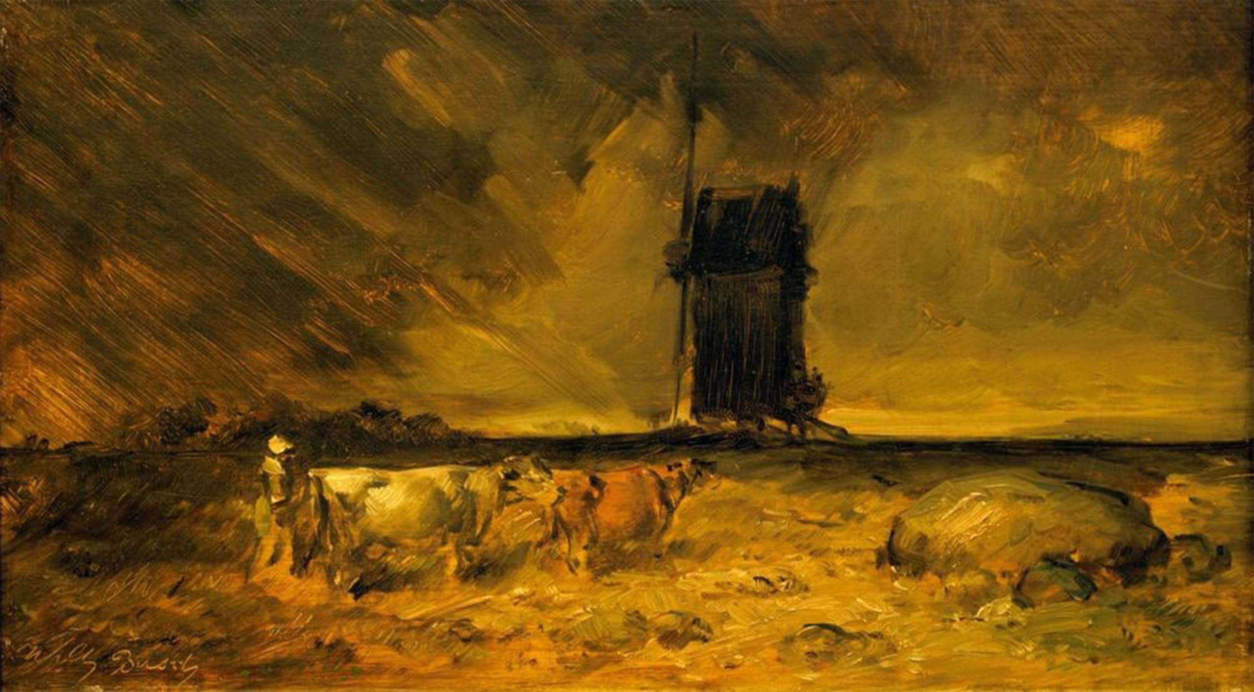 Tableaux pour la Décoration Célèbres Tableaux Grand Format Wilhelm Busch - 5