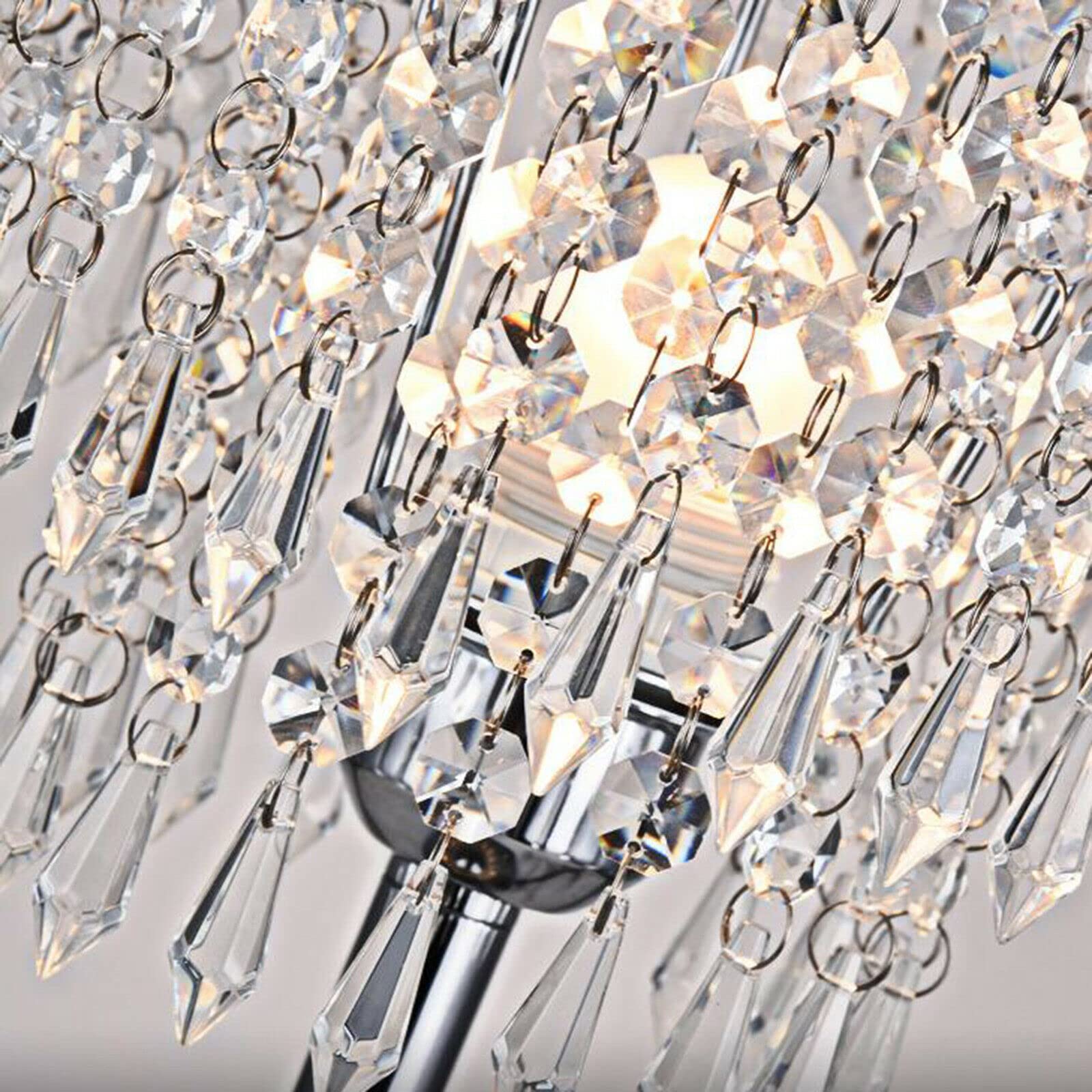 Lámpara de mesa de cristal, lámpara de mesa moderna, lámpara táctil elegante, lámpara de mesita de noche, lámpara de escritorio E27 para salón, dormitorio, comedor