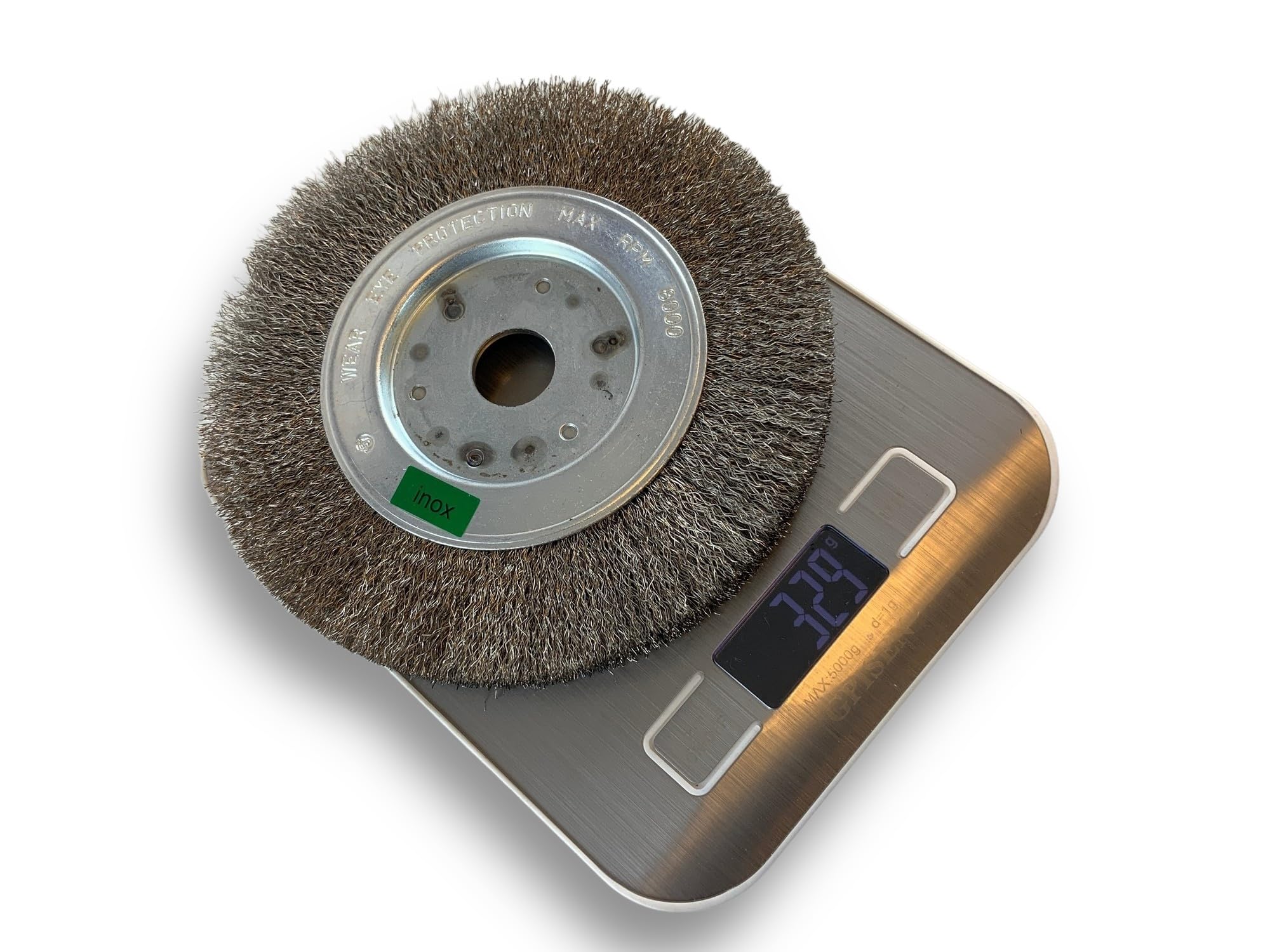 Kibros Brosse circ. touret INOX fil souple Ø 150 mm 1 rang