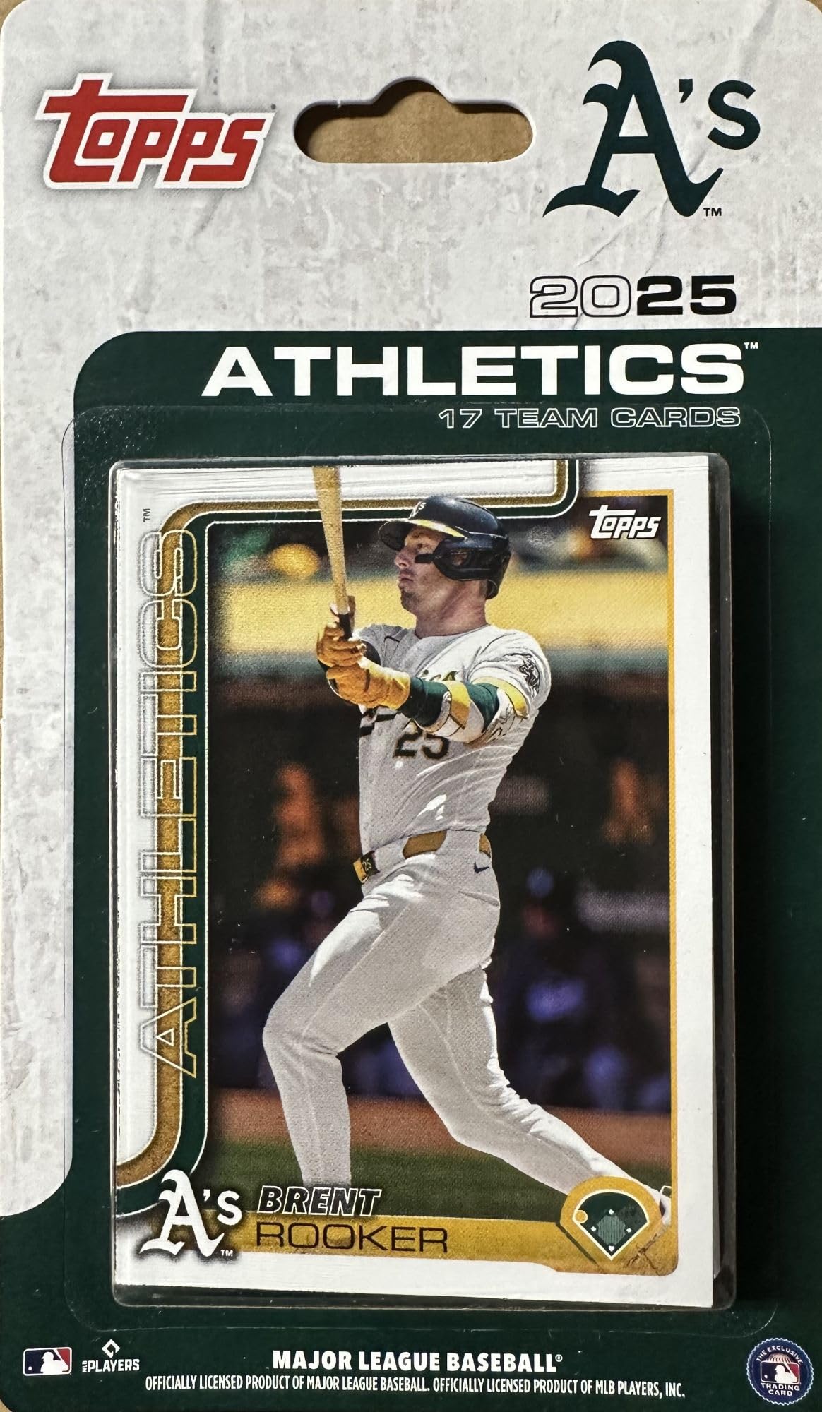 Amazon.com: Oakland Athletics 2025 Topps Factory Sealed 17 Card