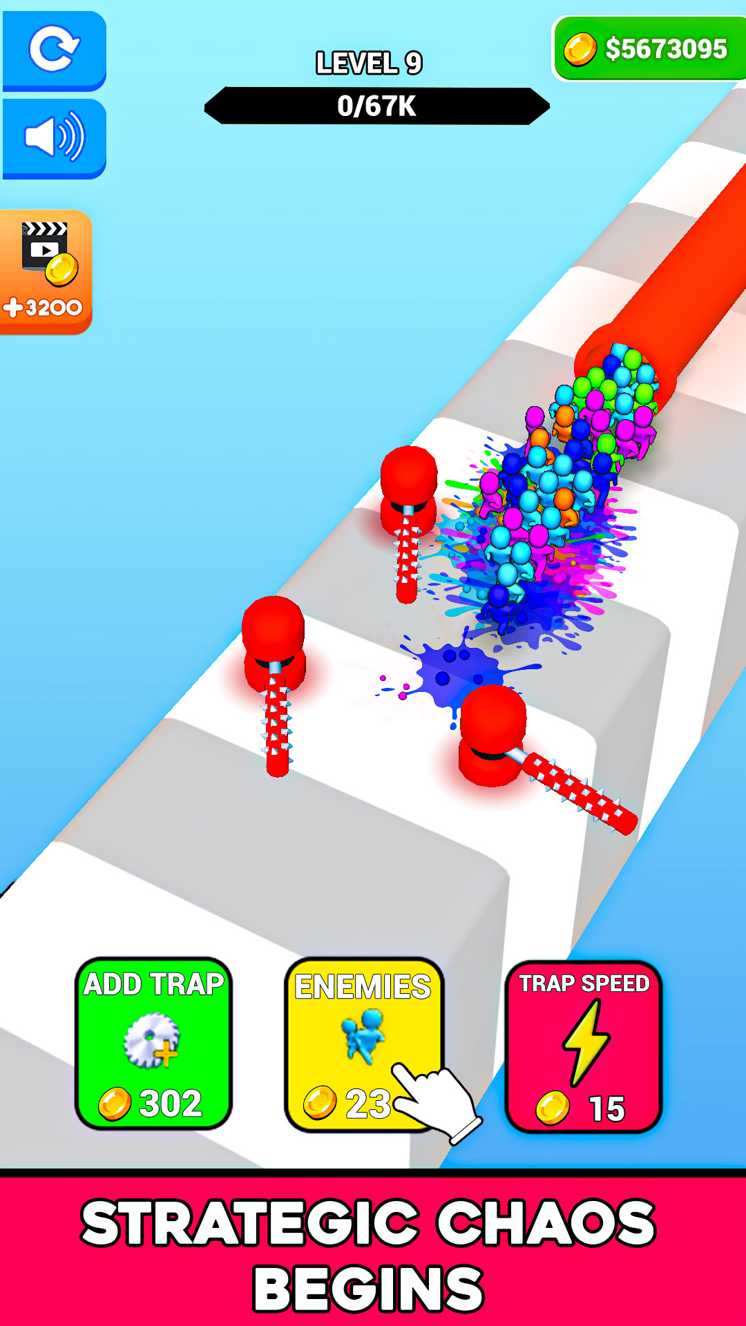 Stickman Trap Battle Master 3D: Idle Crowd Defense Challenge Game ...