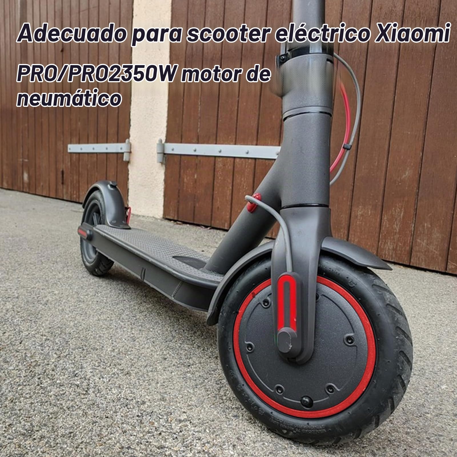 Ruedas De Repuesto Motor De Scooter Con Neumáticos De Goma Maciza, Motor De Rueda Motriz Adecuado 36V 350W Reemplazo De Motor Para Scooter Eléctrico Xiaomi Pro Pro2 Reemplazo De Ruedas Motrices