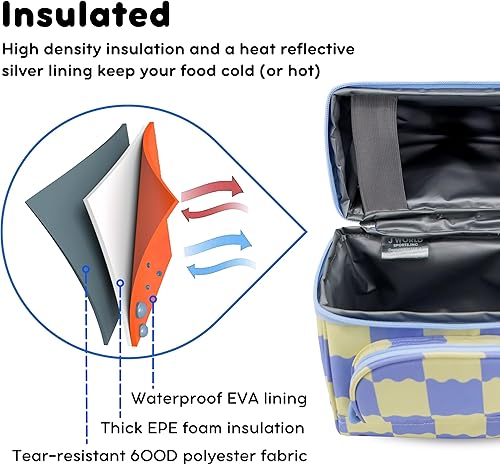 Miniatura 195 de J World New York - Lonchera Corey, Cubos), LB-03 CUBES Cubos,Azul Vid,Crush,Galaxia,Icono Damas,Joy Daisy,Estrellas pequeñas,Jardín secreto,Teñido