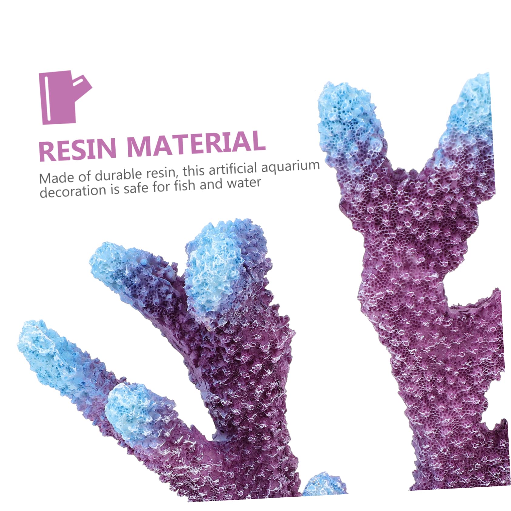 Mipcase Adornos De Arrecife De Coral Falsos para Pecera Decoración para Acuario De Planta De Resina Artificial Imitación De Planta para Acuario Adorno De Roca para Decoración Decorativa