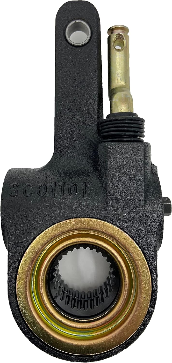 TORQUE 4 Pack of AS1173 Automatic Brake Slack Adjuster 1.5" Diameter, 28 Spline Teeth 6" Lever for Welded Clevis (Replaces Accuride Mack Freightliner Volvo 1173 25QD419P4 SA11903) (4 x TR1173)